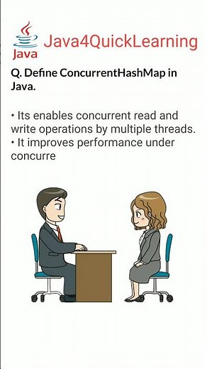 Define ConcurrentHashMap in Java #corejava #concurrent #hashmap #collection #java4quicklearning