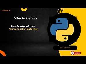 "Python Range Function Explained | Beginner Friendly Tutorial"