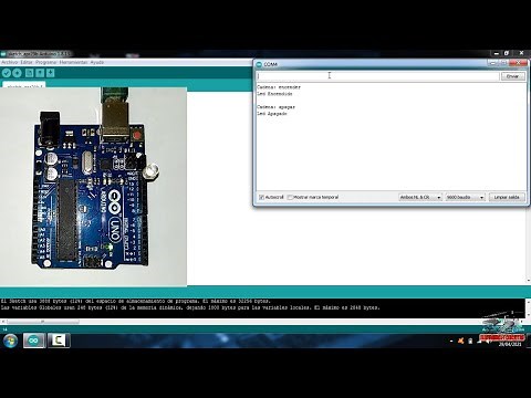 LEER CADENAS DE CARACTERES DESDE EL PUERTO SERIAL CON ARDUINO