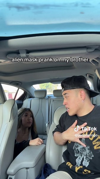 Alien Mask Prank on Brother: Hilarious Reaction!