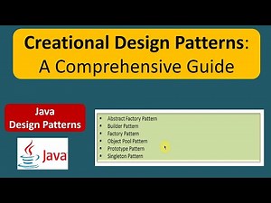 Exploring Creational Design Patterns: A Comprehensive Guide