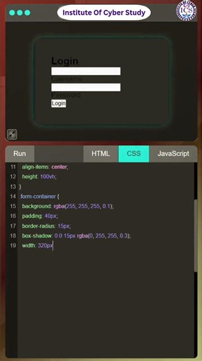 Amazing Login Form using HTML & CSS | Web Design Tricks 😱 #shorts #Viral #trend #html #css