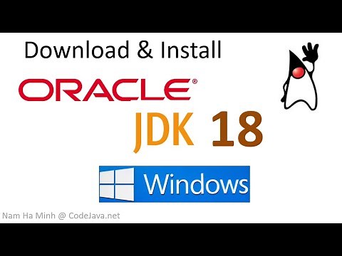 Download and install Oracle JDK 18 on Windows