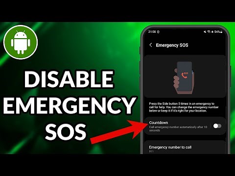 How To Disable Emergency SOS On Samsung