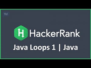 Java Loops 1 | Hacker Rank Solution in Java