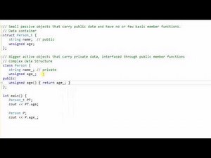 Advanced C++: Struct Vs. Class