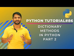 Python Tutorial for Beginners - Dictionaries Functions - Working with Key Value Pairs