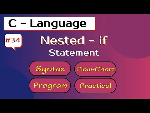 Nested if statement in c programming | nested if else | decision control statement | program example