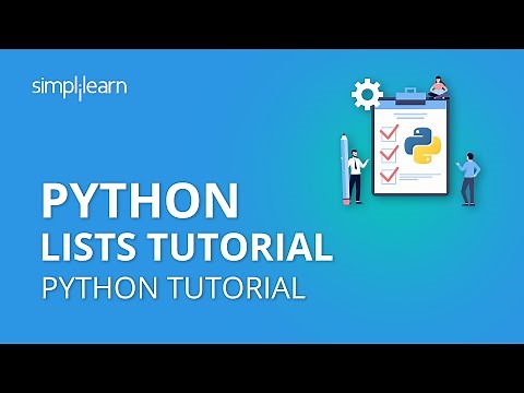 Python Lists Tutorial | Python List Functions | Python Tutorial | Python Programming | Simplilearn