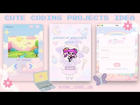 cute coding projects idea🩵