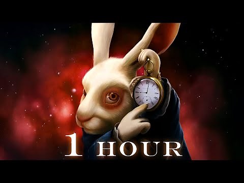 Rabbit Pointing at Clock 1 Hour | White Rabbit Holding Clock Meme 1 Hour
