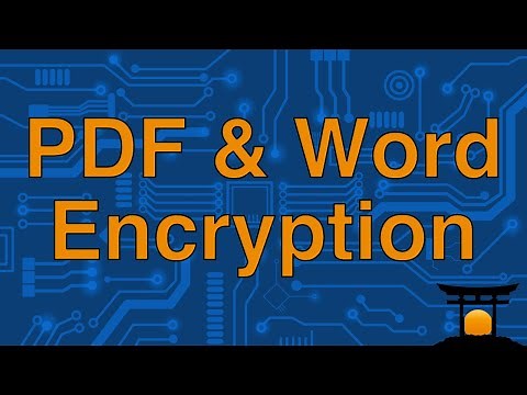 How do I encrypt Word and PDF documents?