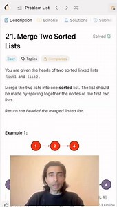 Solve Merge Two Sorted Lists FAST! ⏱️ Linked List Trick👇 #code #leetcode #dsa #javascript