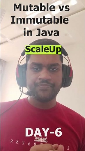 Mutable vs Immutable in Java #javaprogramming #shorts #daily