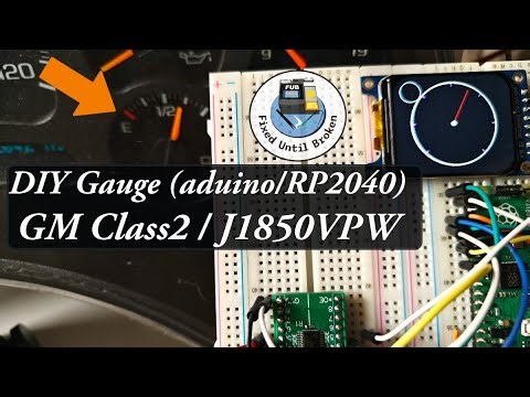DIY Digital Fuel Gauge Using J1850 VPW Build a GM OBD2 Gauge with Arduino