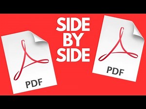 Open 2 PDF Files Side By Side - SEPARATE WINDOWS