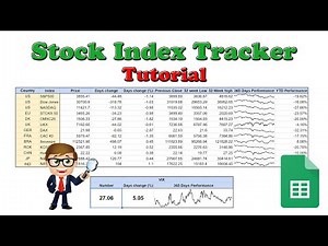 How to Import Data from Stock Indexes to Google Spreadsheets | Tutorial |