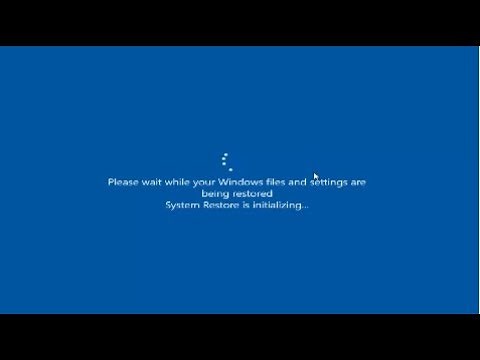 System Restore Windows 10 Safe Mode