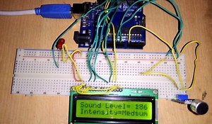 Decibel Meter using Sound Module & Arduino with LCD Display