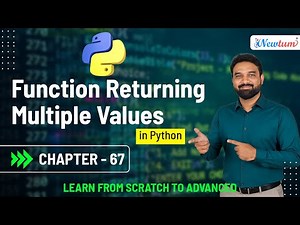Function Returning Multiple Values in Python | Python for Beginners | Chapter 67