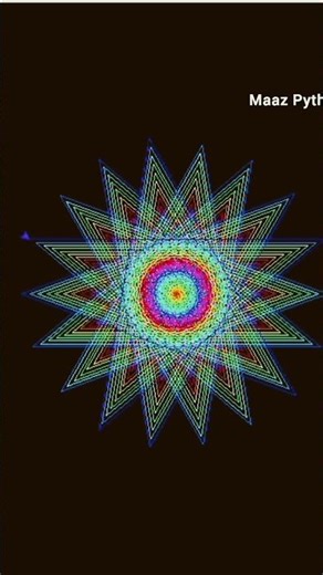 Python Turtle Graphics ✨ | Mind Blowing Animation with Code #coding #python