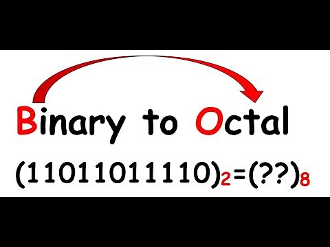Binary to Octal, how to convert?