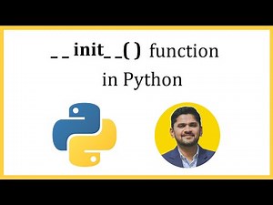__init__() function in Python with Examples | Amit Thinks