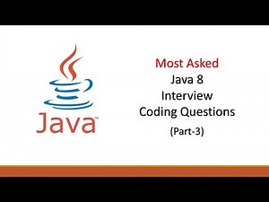 Java 8 Coding Interview Question Part-3 Most asked question using stream #java8 #javainterview #java