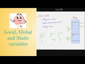 Local, Global , Static Variables (in C) - Types of variables