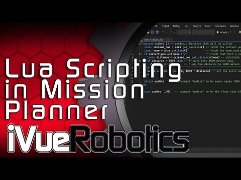 Intro to LUA Scripting in Ardupilot