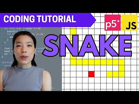 p5.js Coding Tutorial | Snake Game