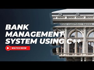 Bank management system using C++ for beginners | C++ Projects