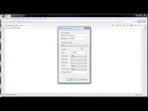 Using the terminal in CCS