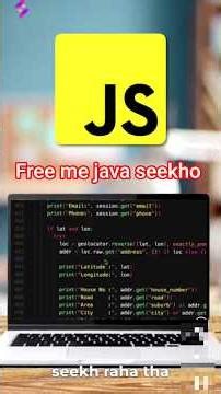 "Learn Java for free" Learn JavaScript while sitting at home #coding #javascript