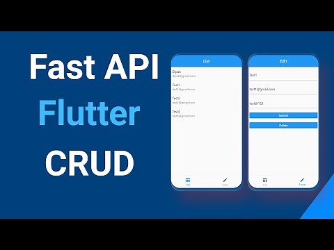 Fast API and Flutter CRUD Application | MySQL | Docker | REST API | Swagger