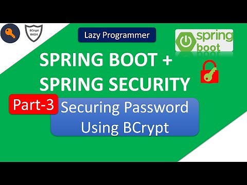 Secure Password using BCrypt Spring Security | Spring Boot | Java
