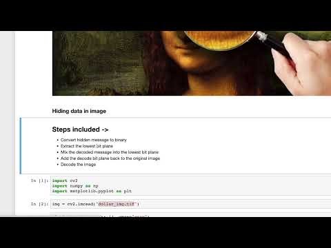 Image Steganography (Hiding data in image using python)
