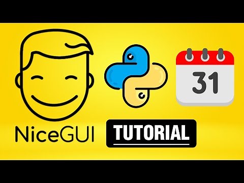 Date Input Element - Python NiceGUI Tutorial 16