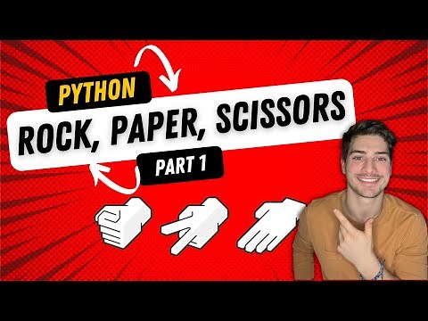 Code a rock paper scissors game to play against computer AI with python!! Awesome beginner project!!