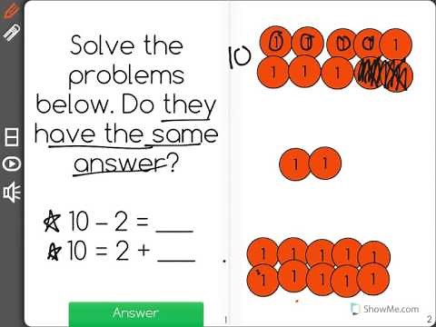 [1.OA.4-1.0] Subtraction: Unknown Addend - Common Core Standard