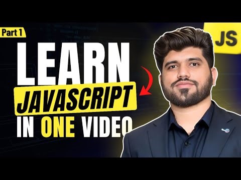 JavaScript Crash Course Part 1 | Learn JavaScript Basics for Beginners