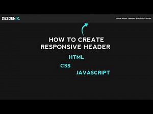 Creative header design using html,css and javascript | Glow devcode.