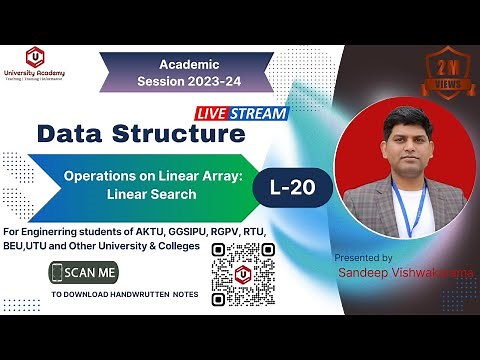 DSUC20: Linear Search Algorithms in Data Structures With Example | Linear Search in C