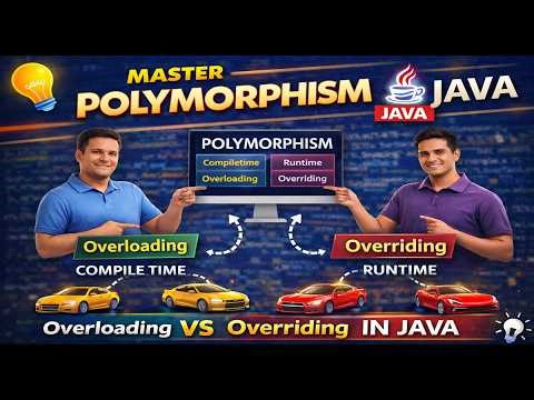 Java Polymorphism Made EASY | Method Overloading vs Overriding (Compile Time vs Runtime) | Spentarn
