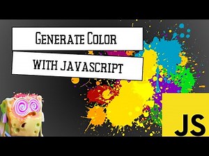 How To Generate Random Color Using JavaScript 😱