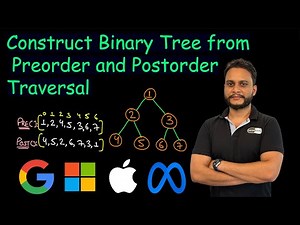 Construct Binary Tree from Preorder and Postorder Traversal | Leetcode 889