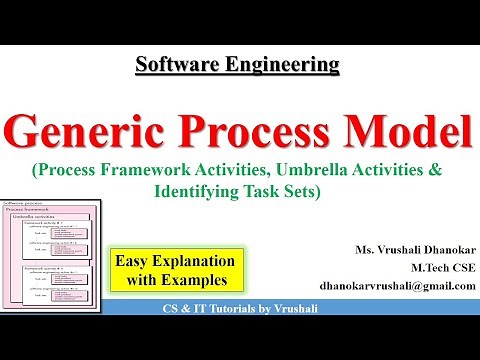SE 2 : Generic Process Model | Process Framework Activities with Example ‪@csittutorialsbyvrushali‬