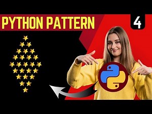 Python Star Pattern Programs | Create a Diamond Shape in Python