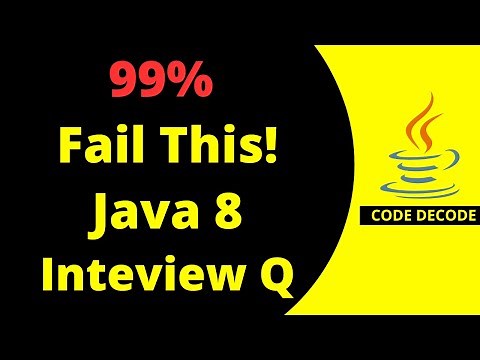Most Difficult Java 8 Stream Question Every Backend Developer Must Solve! | Code Decode