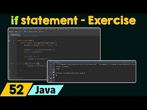 if Statement – Exercise